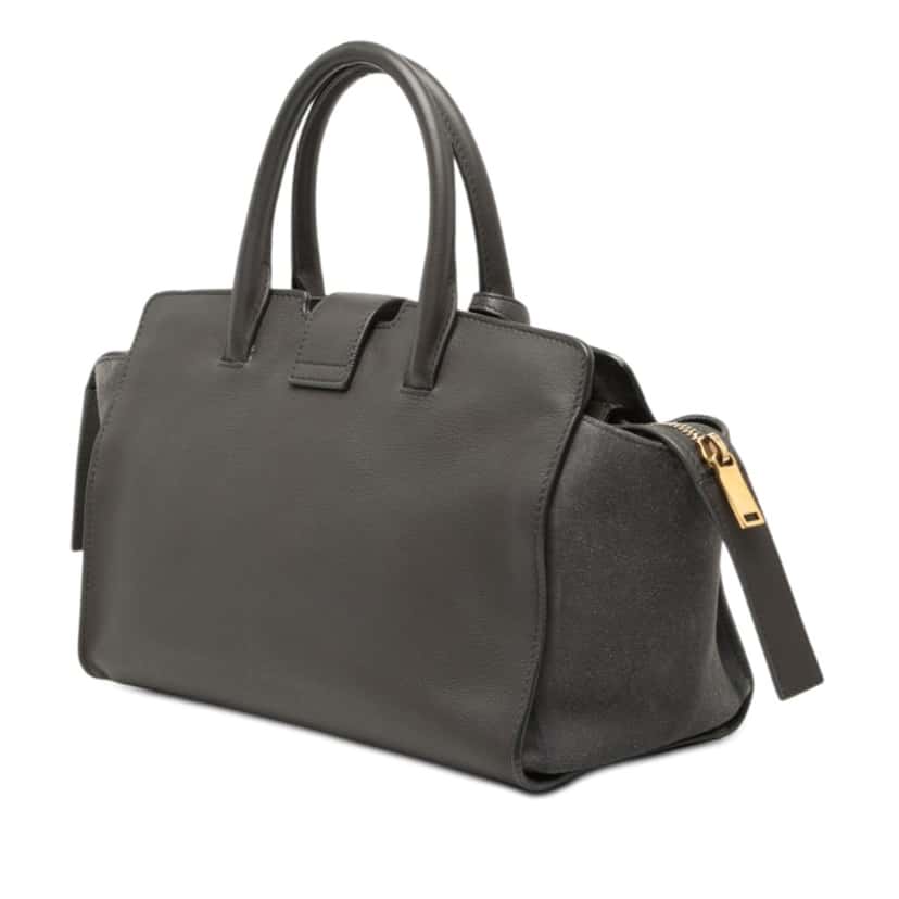 Saint Laurent Baby Leather Monogram Downtown Cabas Satchel Other Leather Very good condition - Back View