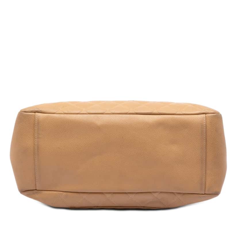 Chanel Caviar Grand Shopping Tote Beige Leather Very good condition - Inside View