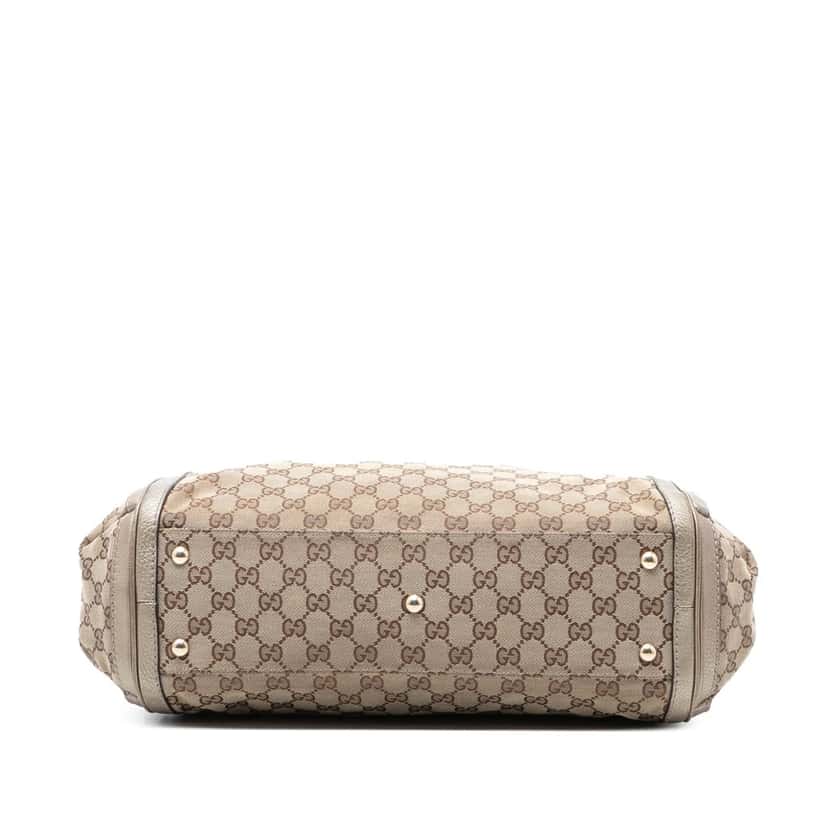Gucci GG Canvas Bella Convertible Tote Beige Very good condition - Inside View