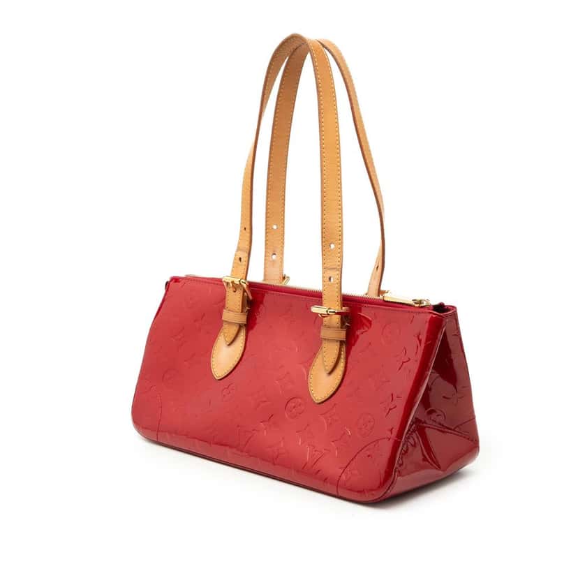 Louis Vuitton Monogram Vernis Rosewood Avenue Red Leather Very good condition - Back View