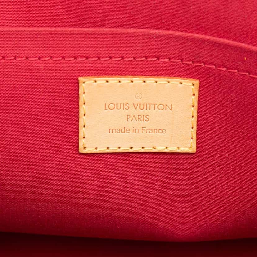 Louis Vuitton Monogram Vernis Rosewood Avenue Red Leather Very good condition - Box View