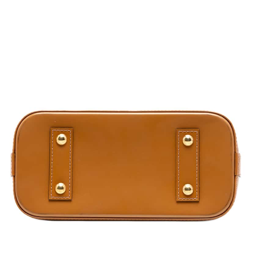 Louis Vuitton Monogram Vernis Alma BB Brown Leather Very good condition - Inside View