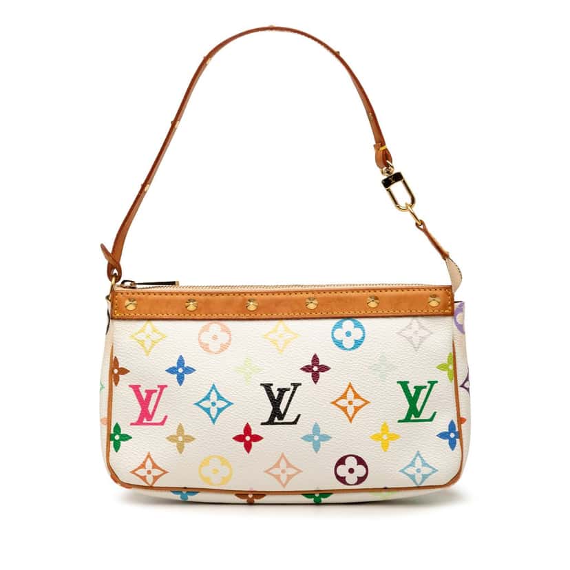 Louis Vuitton Monogram Multicolore Pochette Accessoires White Very good condition - Front View