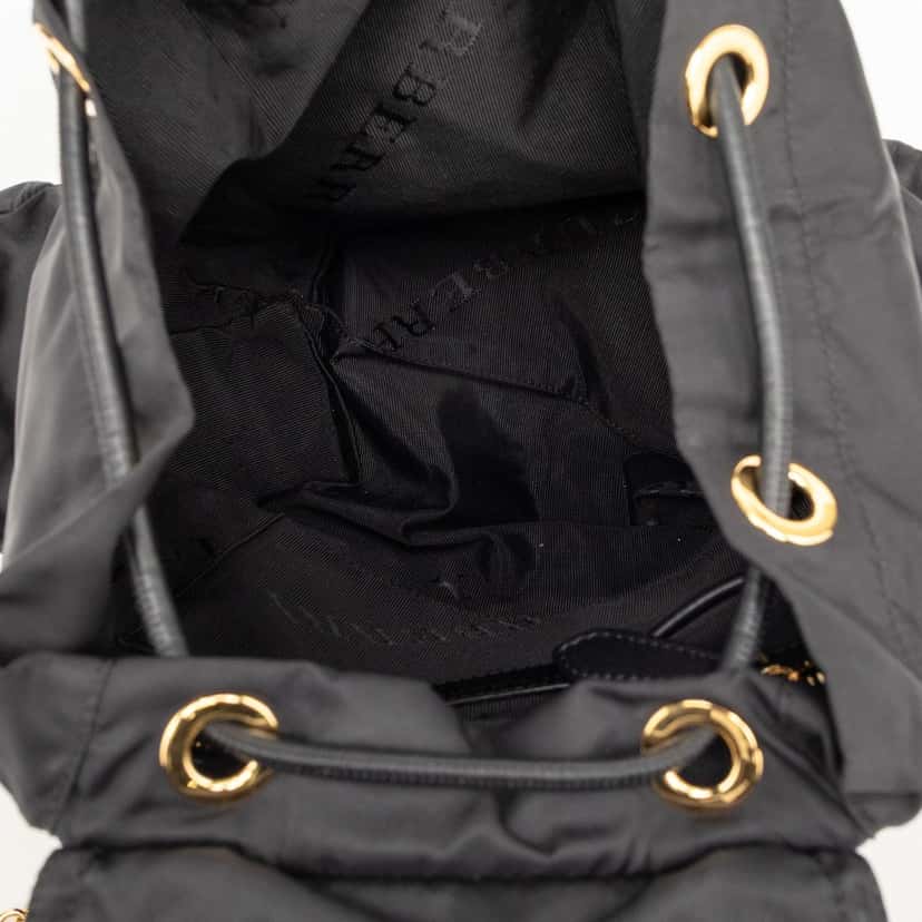 Burberry Medium Nylon Runway Backpack Black Good condition - Model View