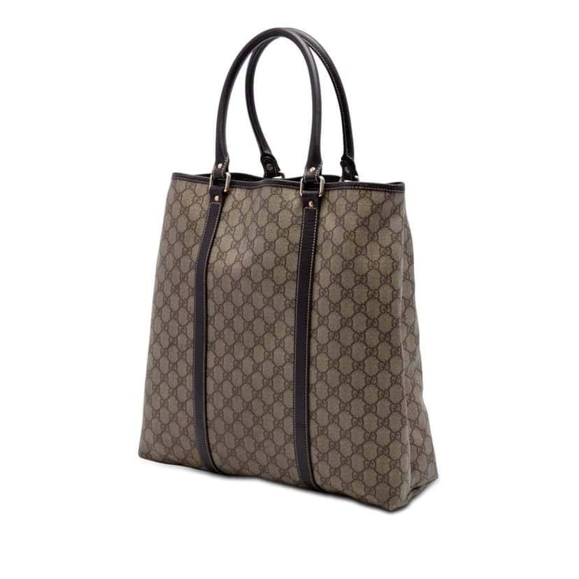 Gucci GG Supreme Joy Vertical Tote Beige Very good condition - Back View