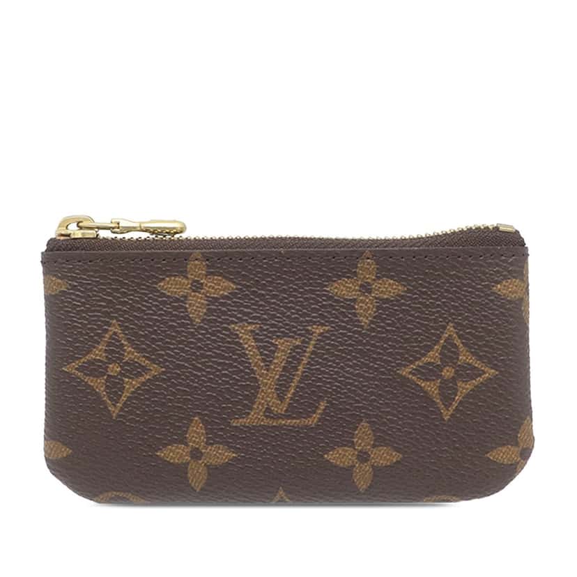 Louis Vuitton Monogram Key Pouch Brown Very good condition - Front View
