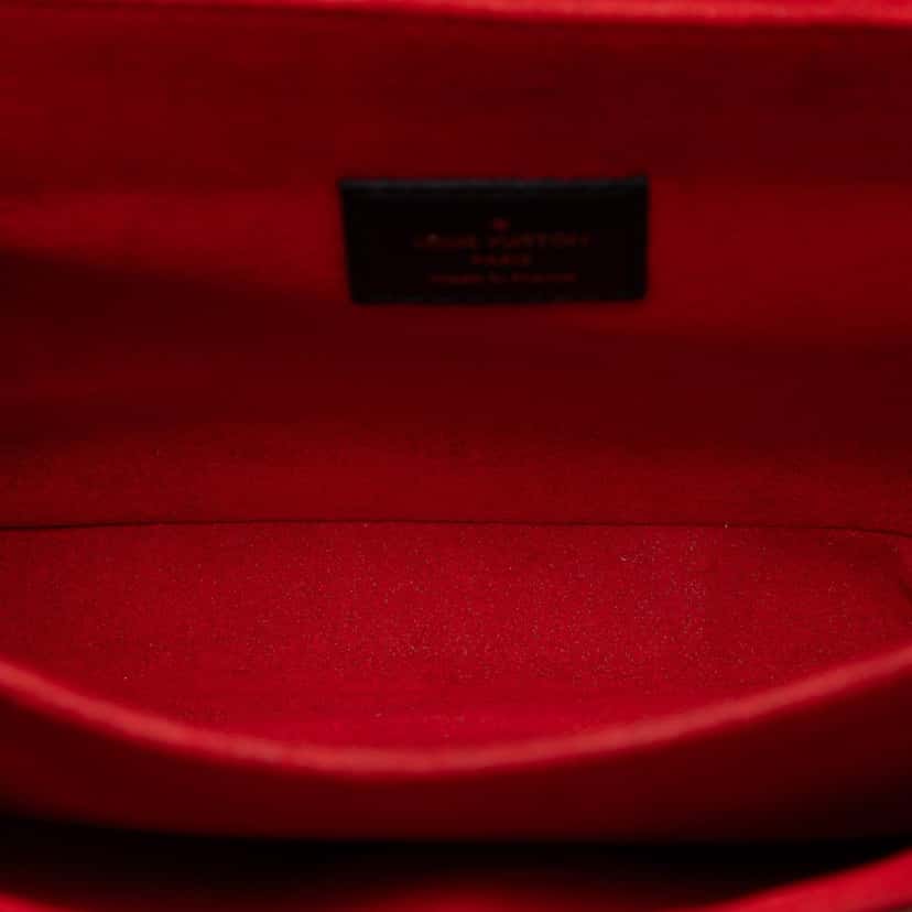 Louis Vuitton Monogram Braided Pochette Metis Brown Very good condition - Model View