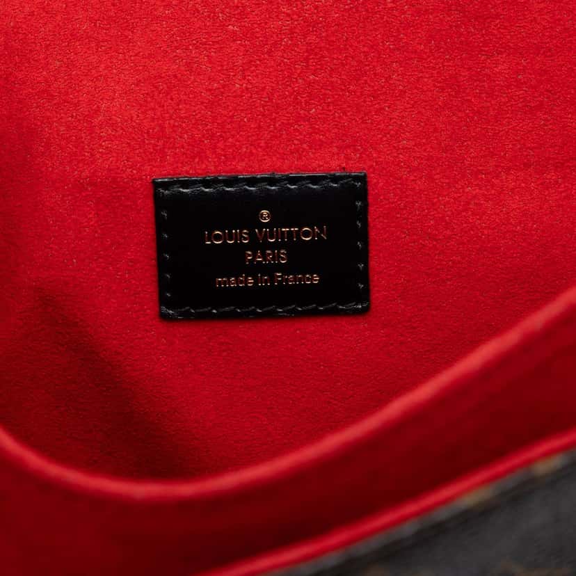 Louis Vuitton Monogram Braided Pochette Metis Brown Very good condition - Box View