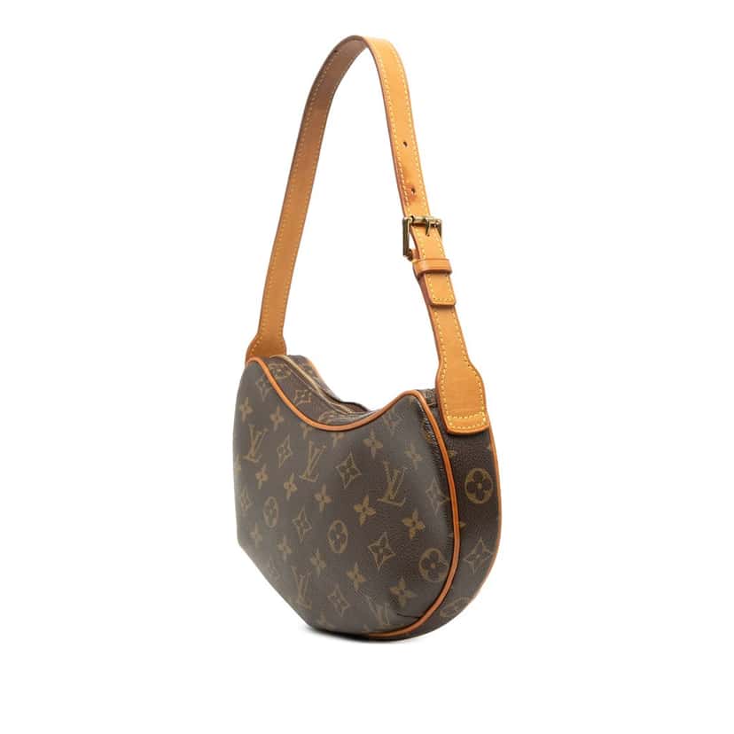 Louis Vuitton Monogram Croissant PM Brown Very good condition - Back View