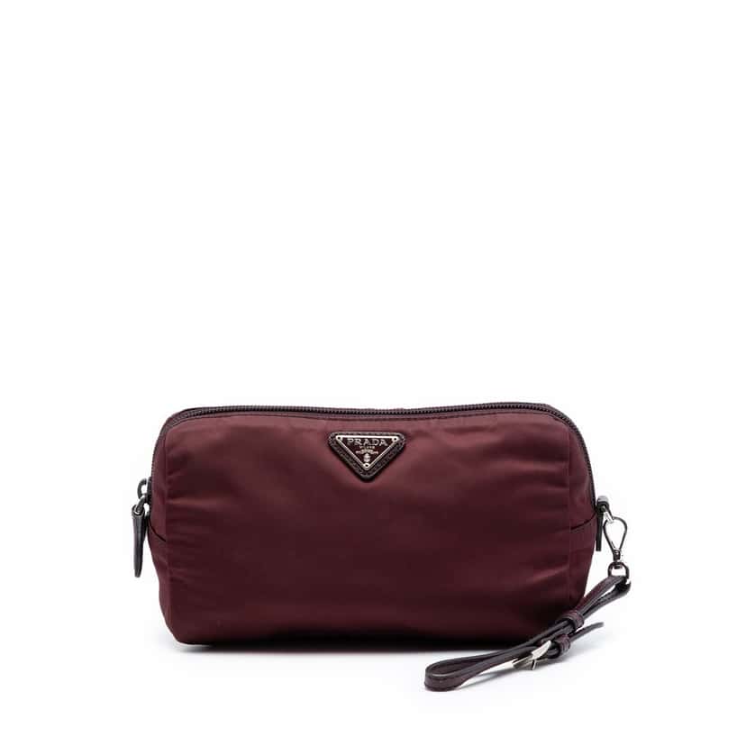 Prada Tessuto Pouch Red Very good condition - Front View