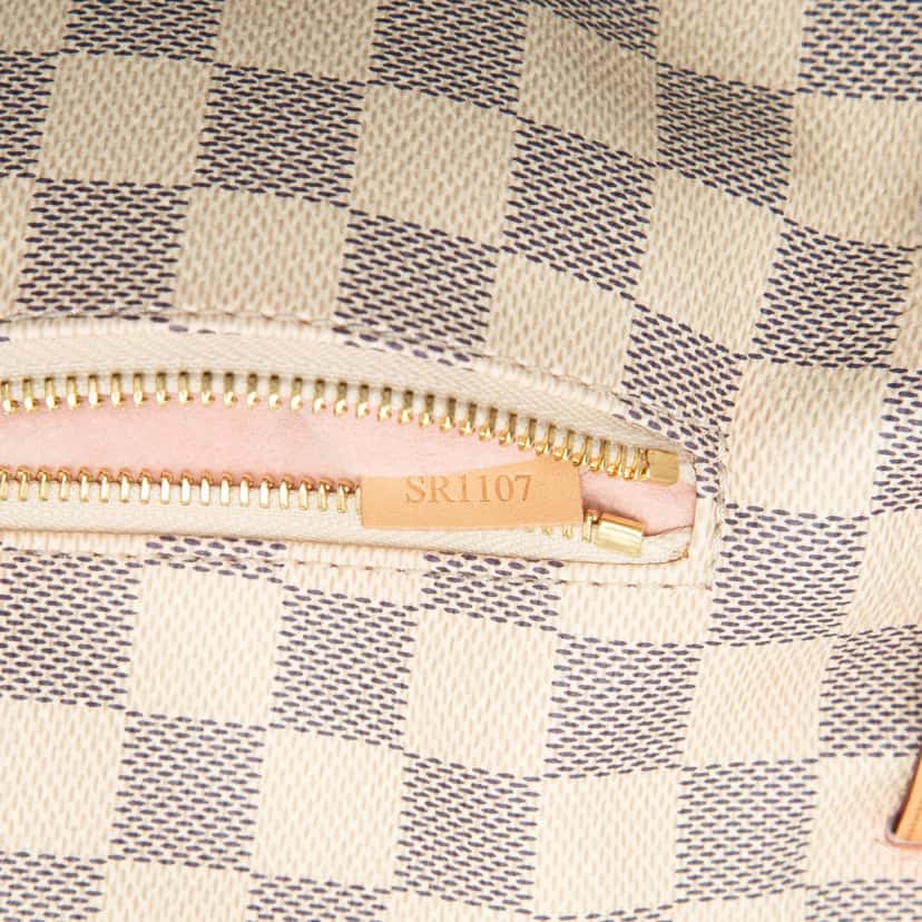Louis Vuitton Damier Azur Sperone BB White Very good condition - Box View