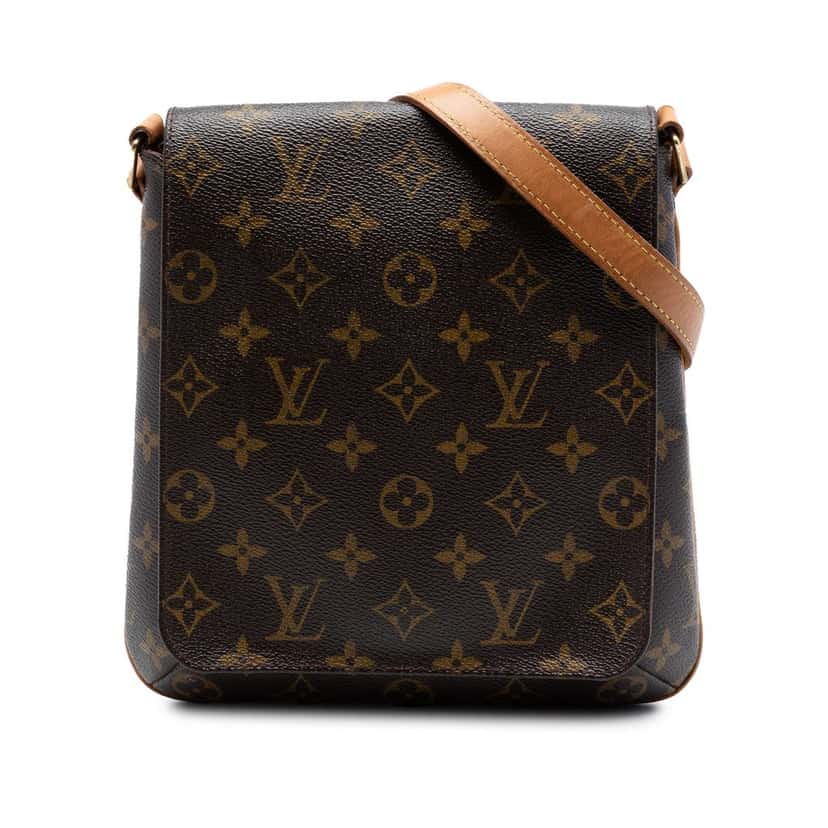 Louis Vuitton Monogram Musette Salsa PM Long Strap Brown Very good condition - Front View