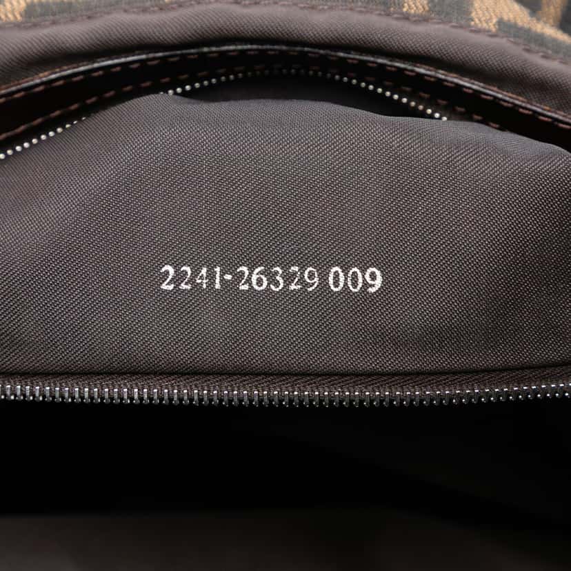 Fendi Zucca Canvas Handbag Brown Very good condition - Box View