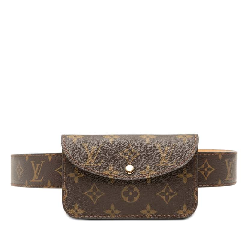 Louis Vuitton Monogram Ceinture Pochette Solo Brown Very good condition - Front View