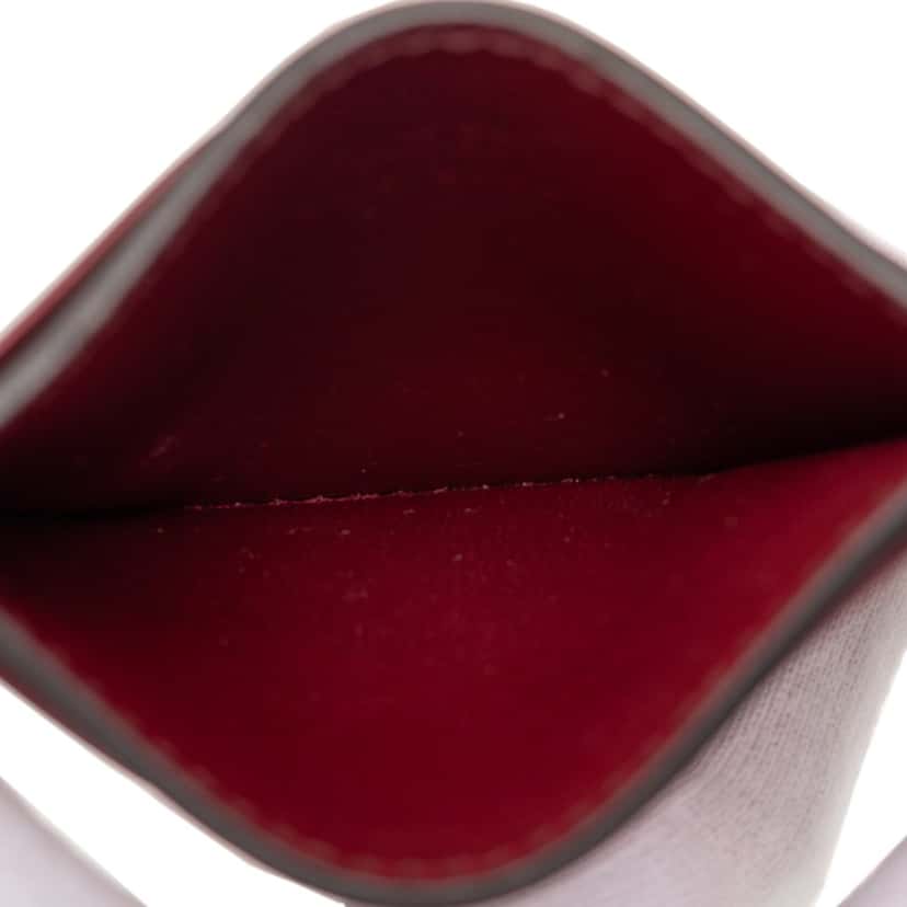 Gucci Guccissima Card Holder Red Leather Very good condition - Model View