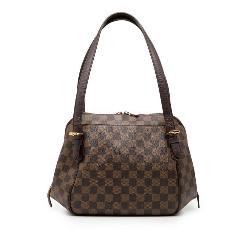 Louis Vuitton Damier Ebene Belem MM Brown Very good condition - Front View