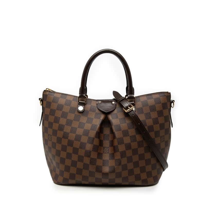 Louis Vuitton Damier Ebene Siena MM Brown Very good condition - Front View