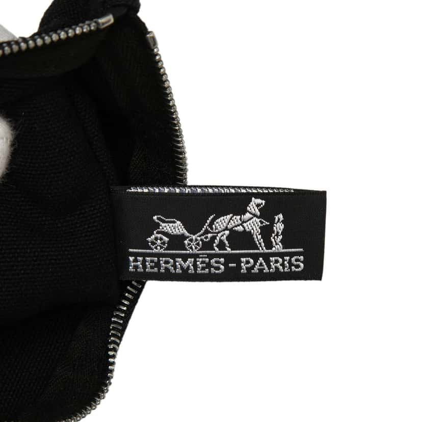 Hermès Toile Cannes PM Black Very good condition - Box View