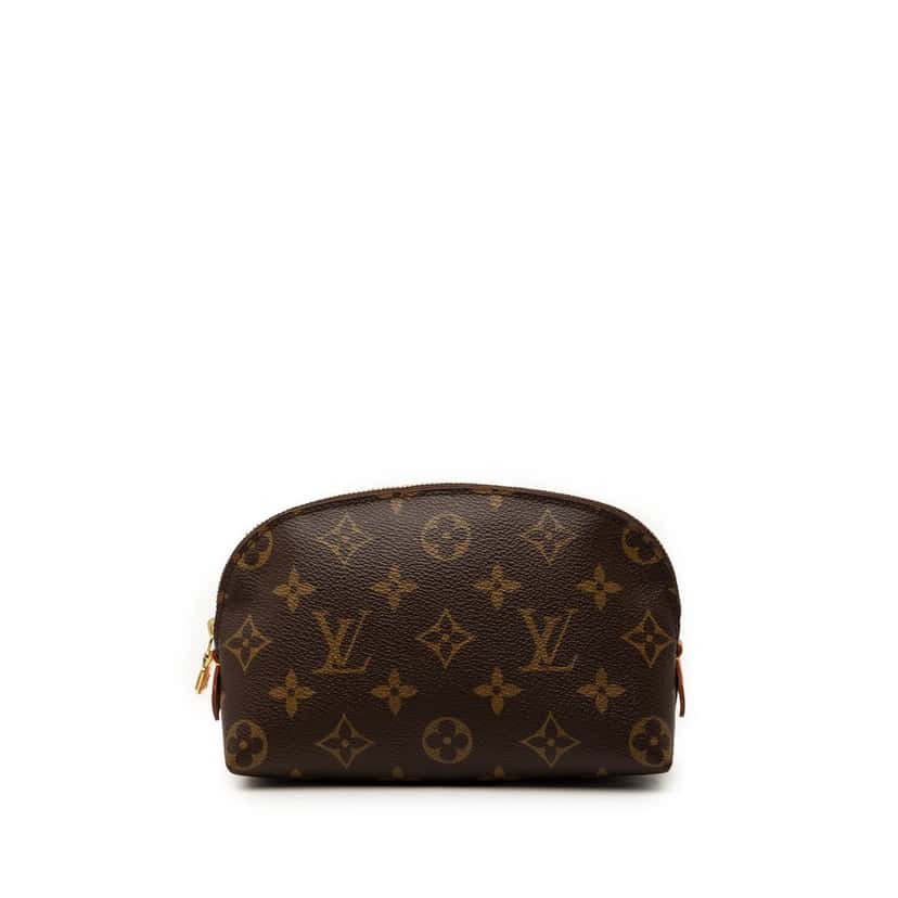 Louis Vuitton Monogram Cosmetic Pouch PM Brown Very good condition - Front View
