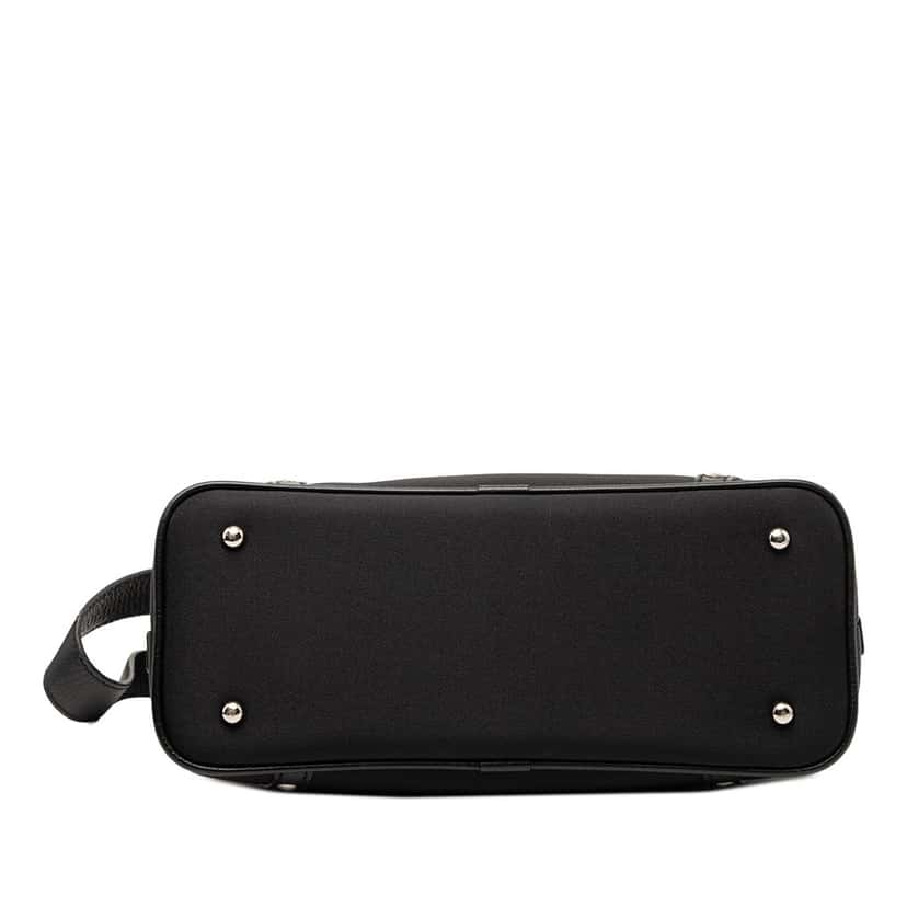 Burberry Nova Check Trimmed Canvas Shoulder Bag Black Very good condition - Inside View