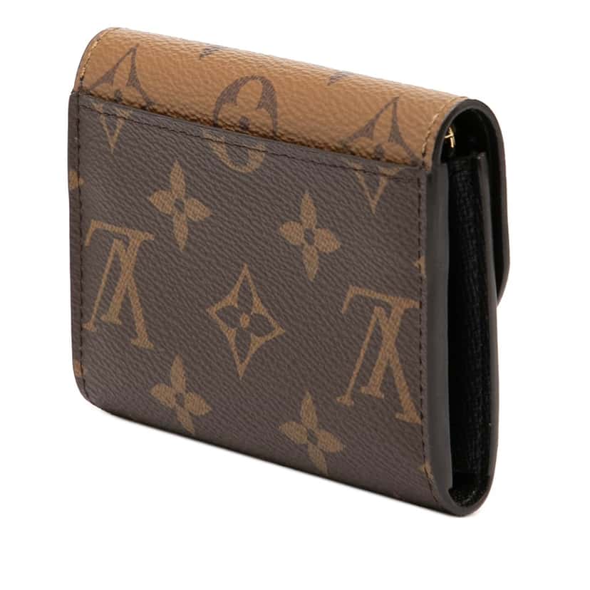 Louis Vuitton Monogram Reverse Rosalie Coin Purse Brown Very good condition - Back View