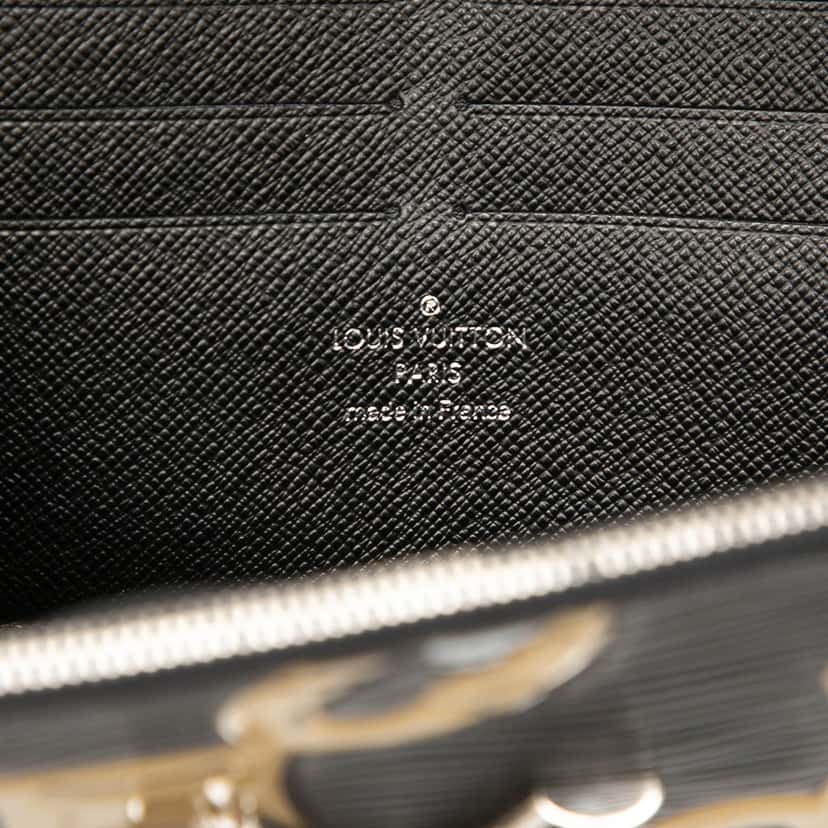 Louis Vuitton Epi Chain Flower Twist Wallet On Chain Black Leather Very good condition - Box View