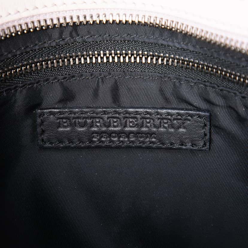 Burberry Prorsum Leather Fringed Shoulder Bag Purple Leather Very good condition - Box View