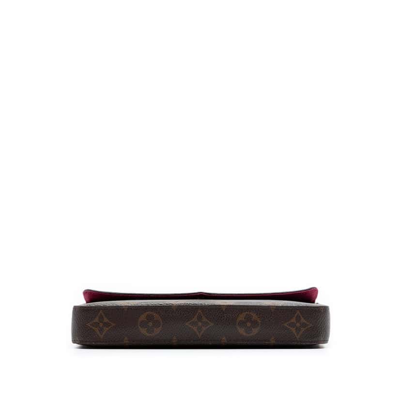 Louis Vuitton Monogram Pochette Felicie Brown Very good condition - Inside View