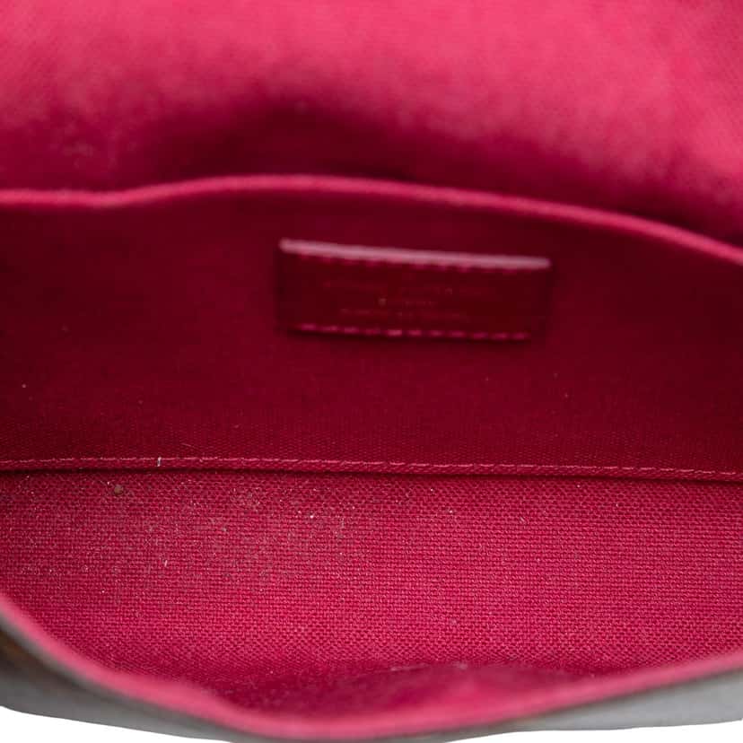 Louis Vuitton Monogram Pochette Felicie Brown Very good condition - Model View