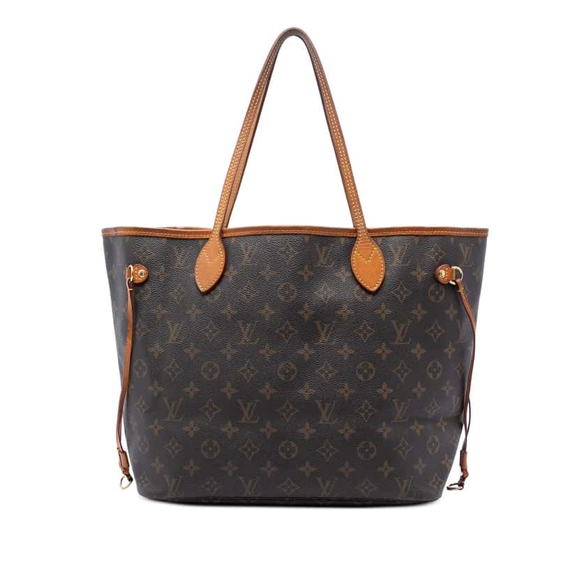 Louis Vuitton Monogram Neverfull MM Brown Very good condition - Front View