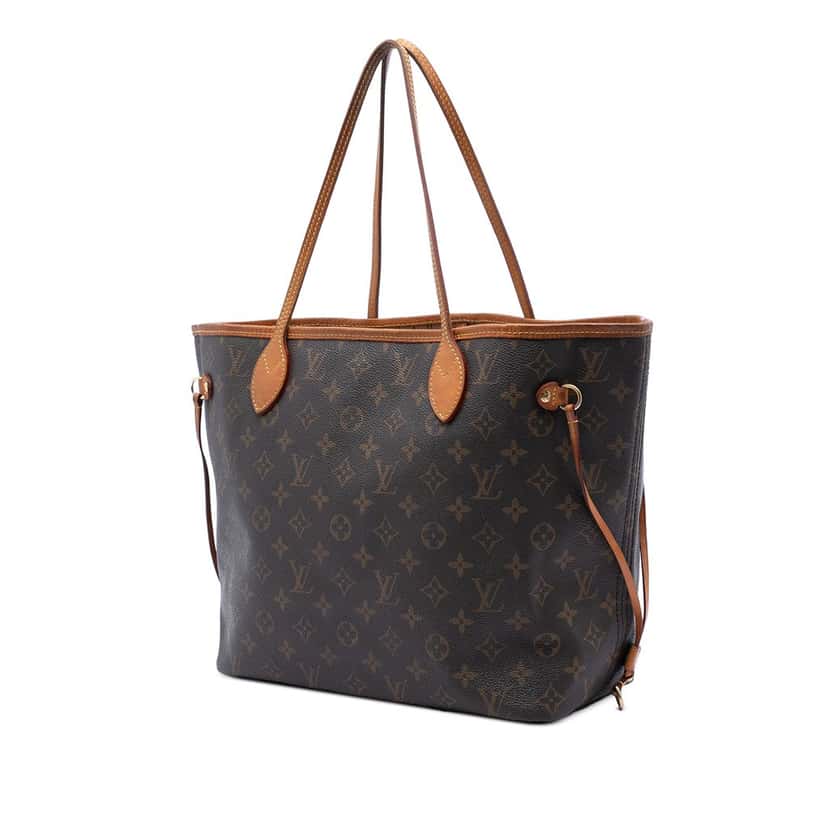 Louis Vuitton Monogram Neverfull MM Brown Very good condition - Back View
