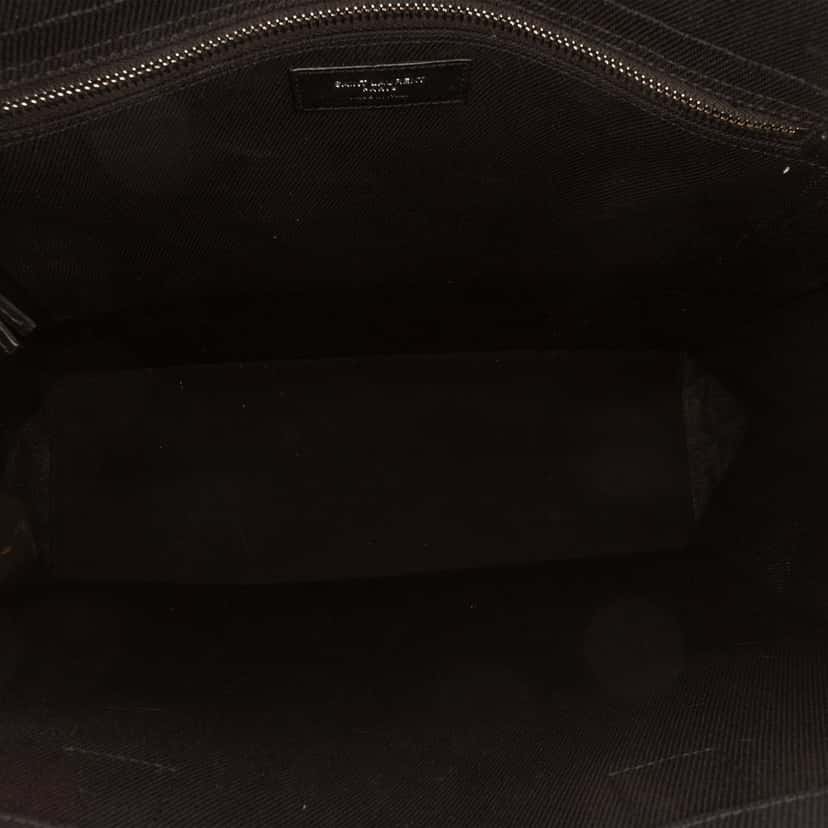 Saint Laurent Canvas Rive Gauche North South Tote Black Very good condition - Model View