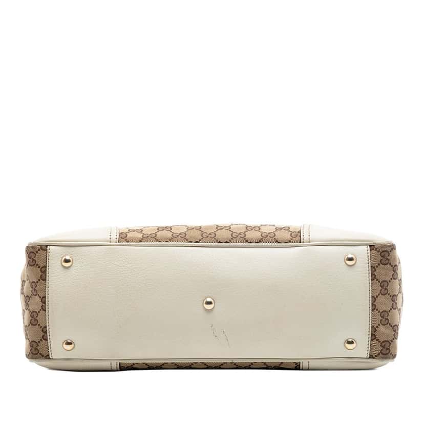 Gucci GG Canvas Web Princy Shoulder Bag Beige Very good condition - Inside View