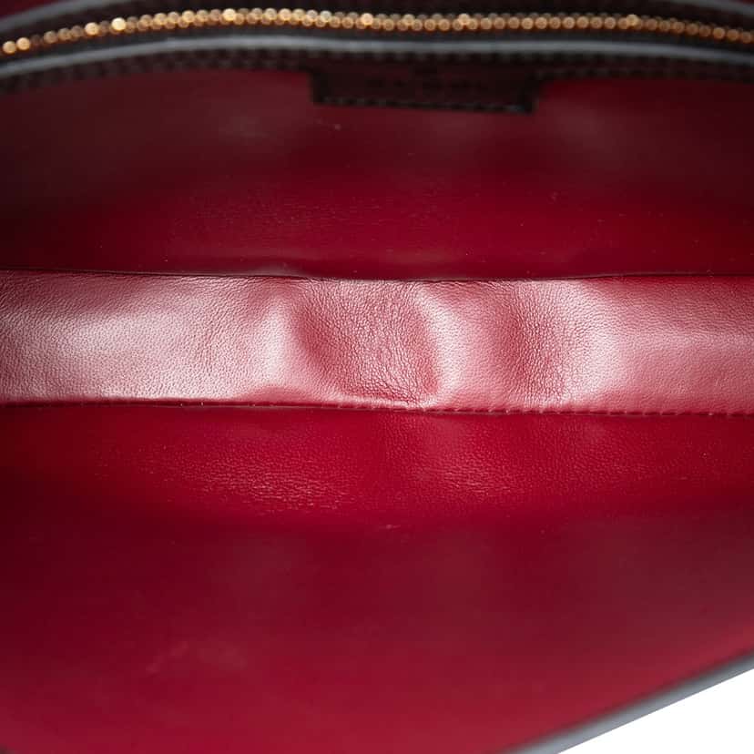 Gucci Small Calfskin Web Jackie 1961 Crossbody Black Leather Very good condition - Model View