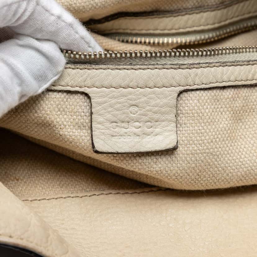 Gucci GG Canvas Bamboo Diana Satchel Beige Very good condition - Box View