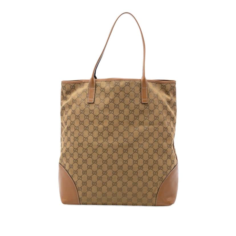 Gucci GG Canvas Tote Brown Very good condition - Front View