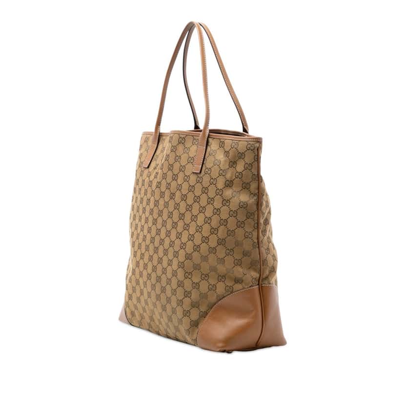 Gucci GG Canvas Tote Brown Very good condition - Back View