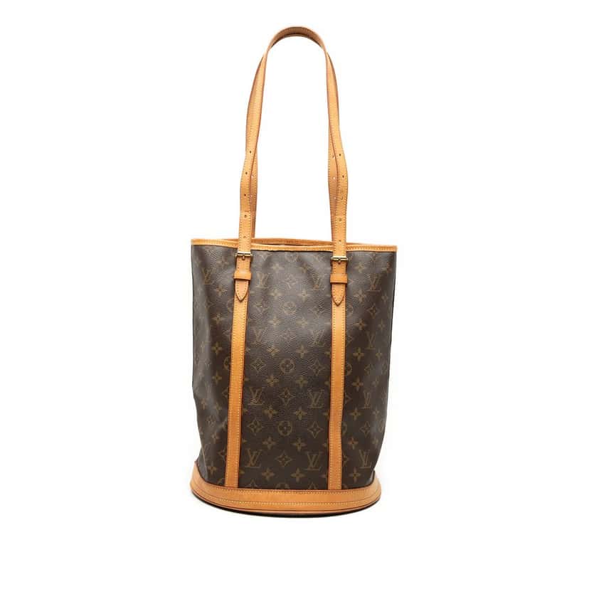 Louis Vuitton Monogram Bucket GM Brown Good condition - Front View