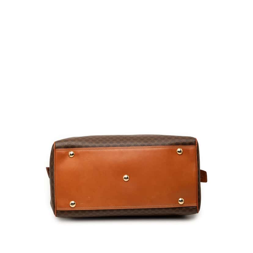 Celine Macadam Coated Canvas Travel Bag Brown Very good condition - Inside View