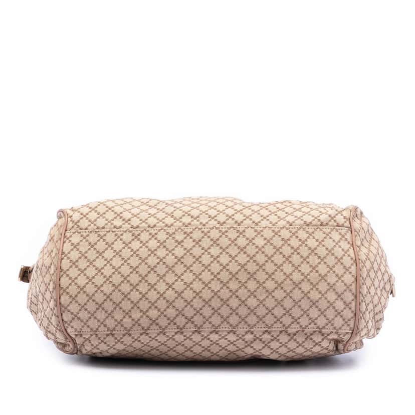 Gucci Diamante Canvas Sukey Satchel Beige Very good condition - Inside View