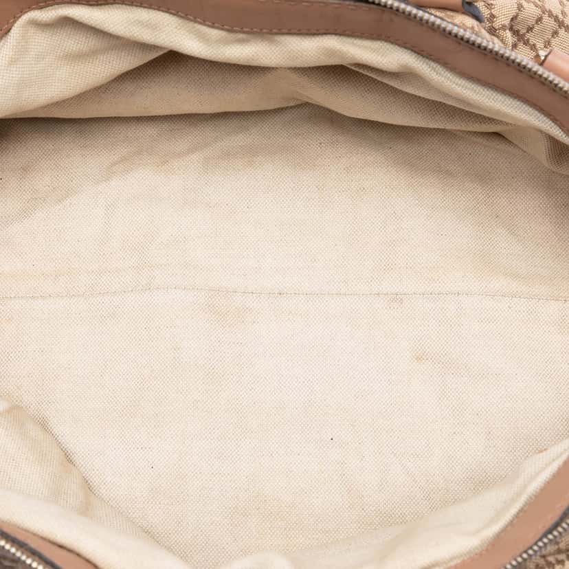 Gucci Diamante Canvas Sukey Satchel Beige Very good condition - Model View