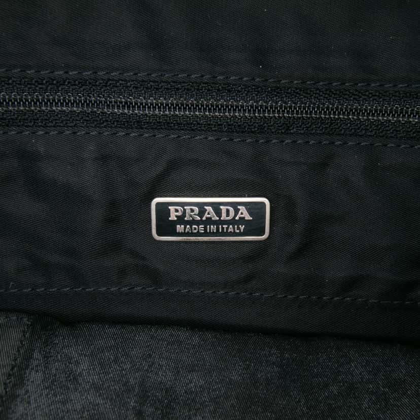 Prada Tessuto Tote Black Very good condition - Box View