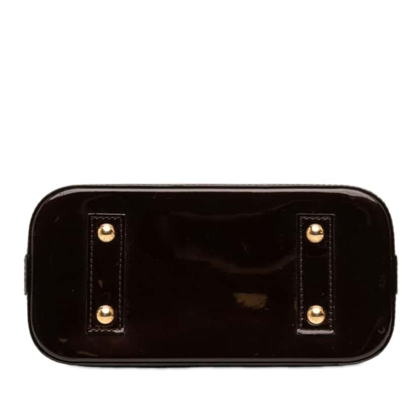 Louis Vuitton Monogram Vernis Alma BB Purple Leather Very good condition - Inside View
