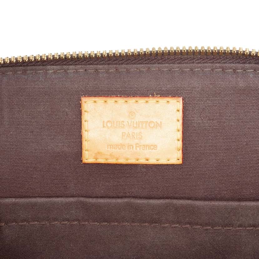 Louis Vuitton Monogram Vernis Alma BB Purple Leather Very good condition - Box View