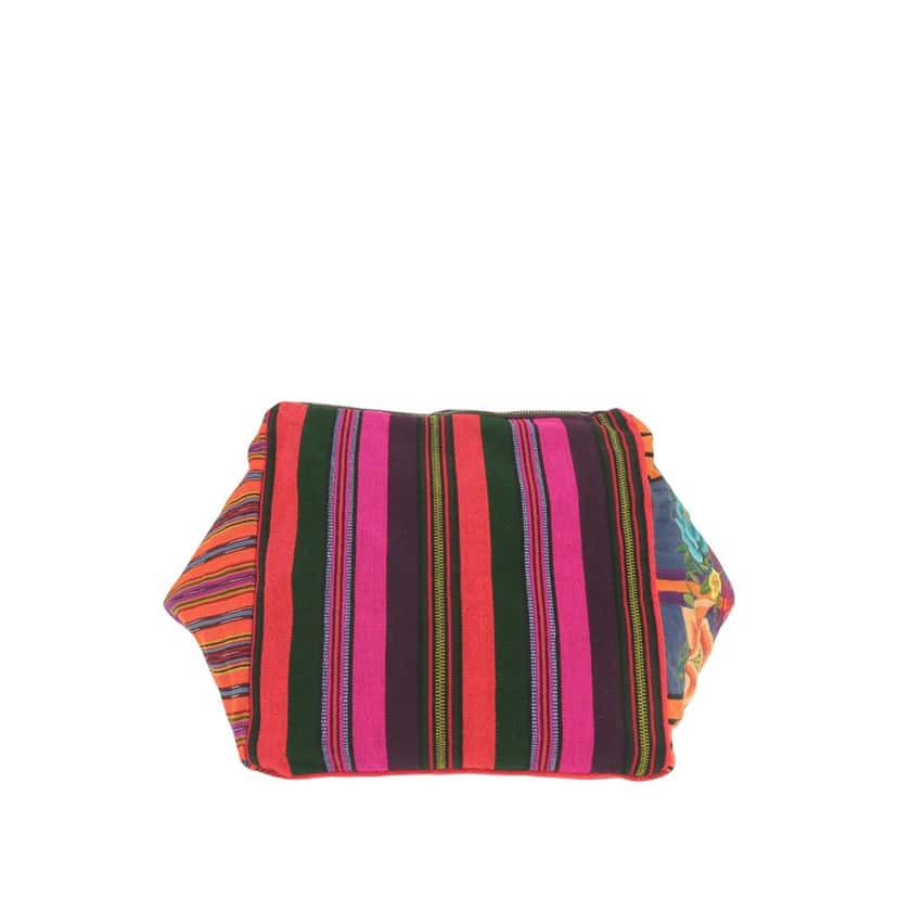 Christian Louboutin Multicolor Embroidered Canvas Mexicaba Tote Red Very good condition - Inside View