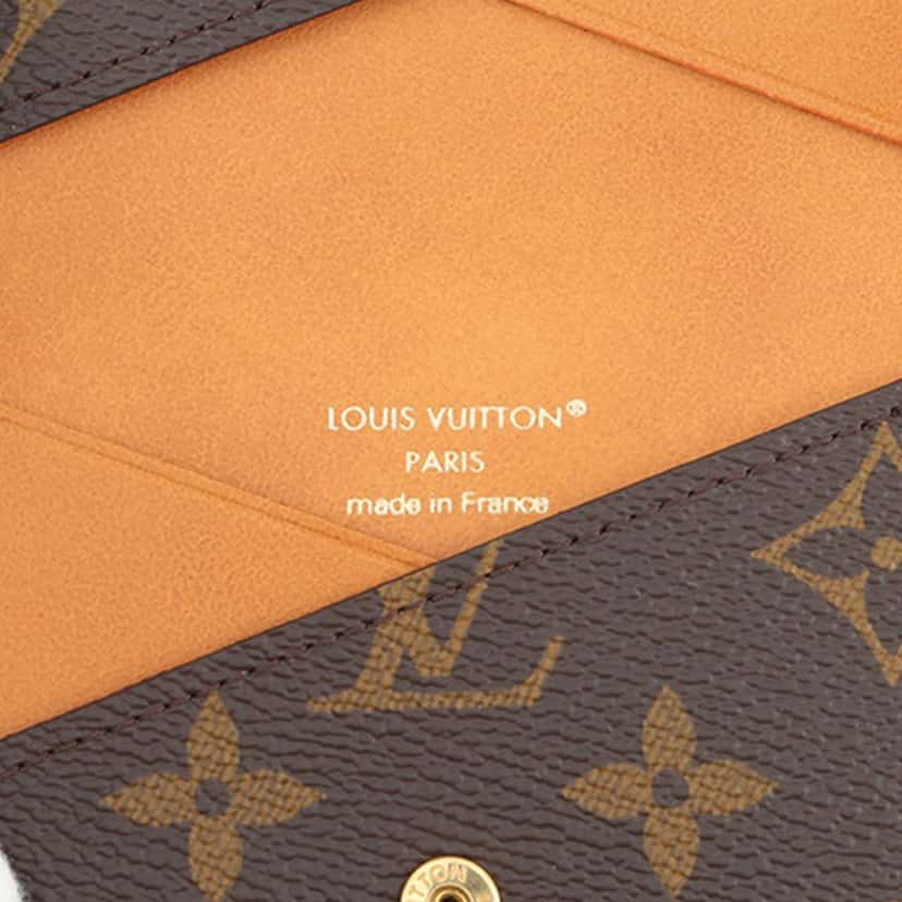 Louis Vuitton Monogram Envelope Business Card Holder Brown Very good condition - Model View