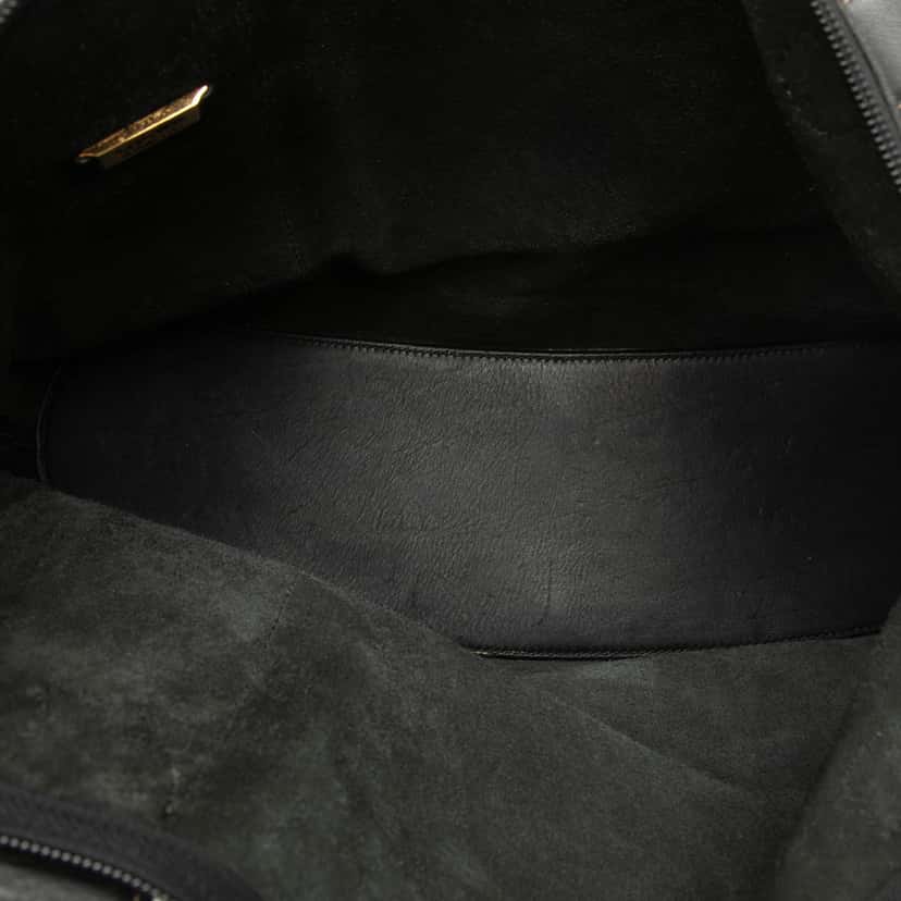 LOEWE Leather Anagram Tote Black Leather Very good condition - Model View