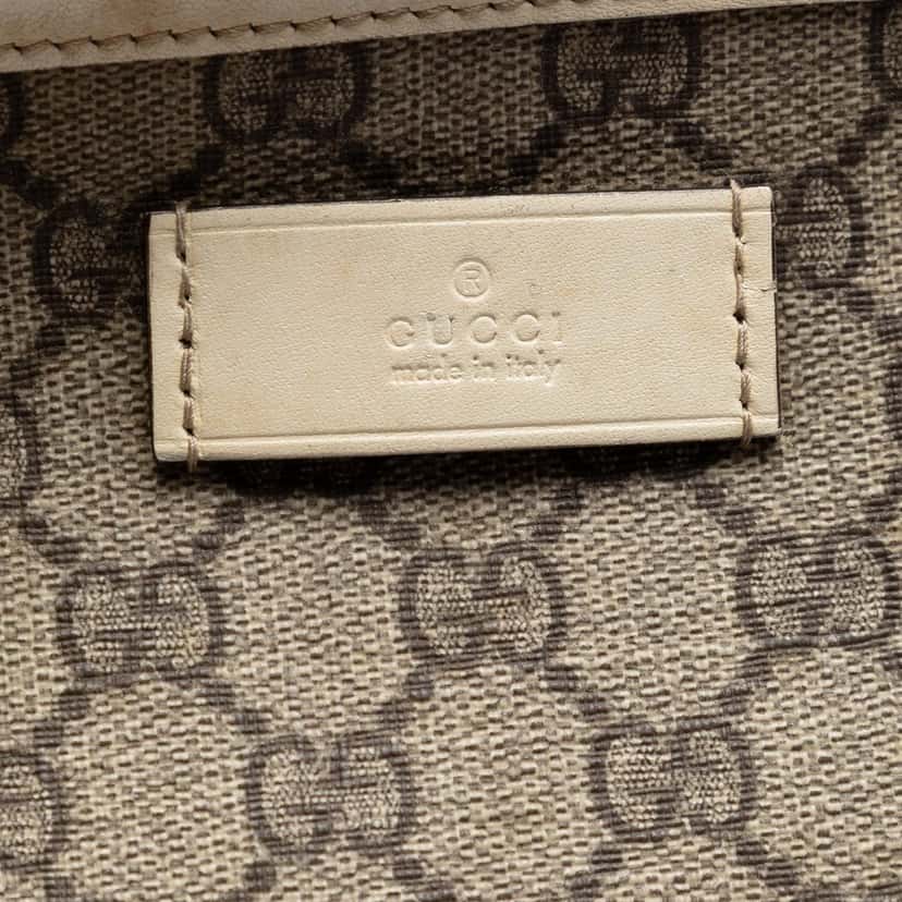 Gucci GG Supreme Joy Tote Beige Very good condition - Box View