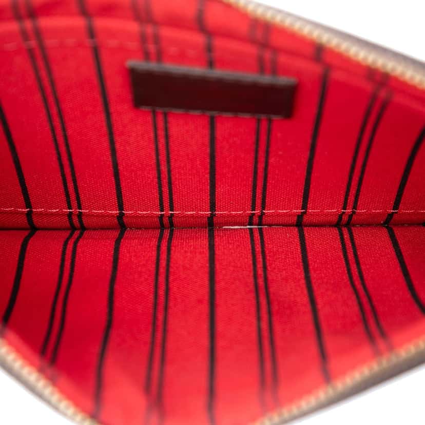 Louis Vuitton Damier Ebene Neverfull MM Pouch Brown Very good condition - Model View