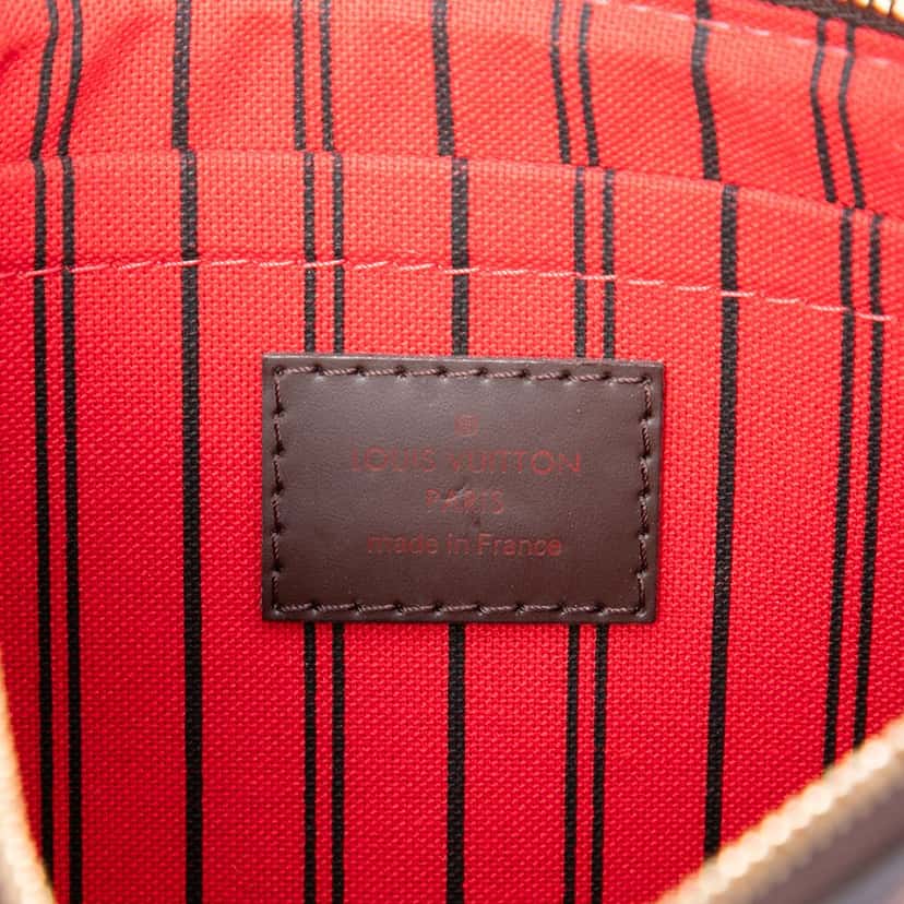 Louis Vuitton Damier Ebene Neverfull MM Pouch Brown Very good condition - Box View